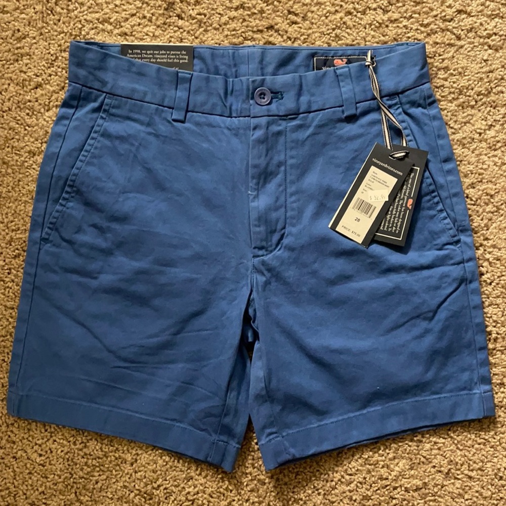 Vineyard Vines Brand New Blue Shorts Size 28